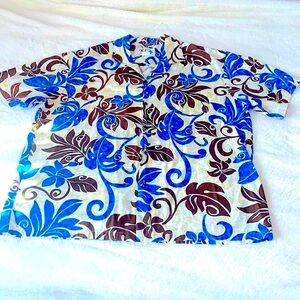 Men’s made in Hawaii Hawaiian shirt floral